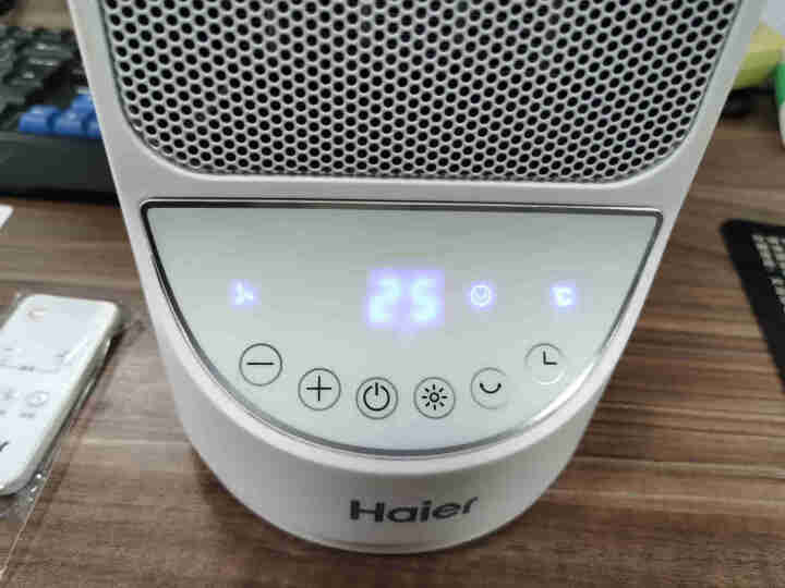 海尔（haier） 取暖器家用暖风机冷暖两用电暖器台式省电暖气触控暖风扇遥控定时无光取暖 遥控款HNS1507怎么样，好用吗，口碑，心得，评价，试用报告,第3张