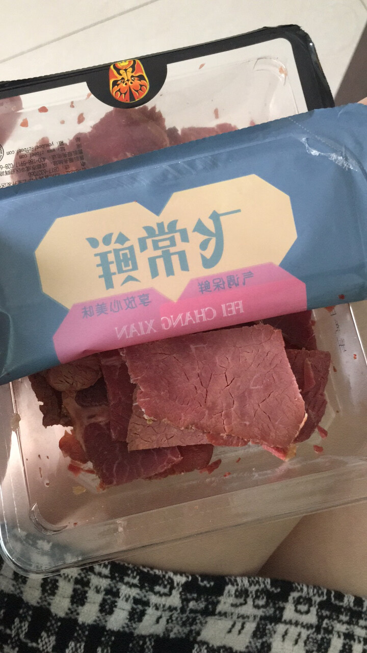 张飞常鲜 张飞原味牛肉 地道川味即食卤菜 气调锁鲜装100g/盒怎么样，好用吗，口碑，心得，评价，试用报告,第2张