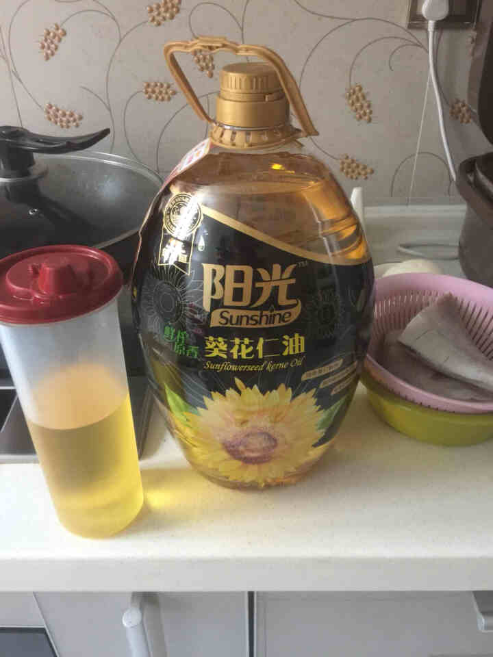 金龙鱼 食用油 阳光鲜榨原香葵花仁油5L怎么样，好用吗，口碑，心得，评价，试用报告,第4张