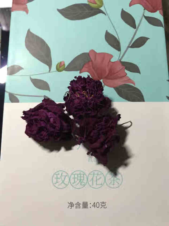 【40g拍2送水杯】花养花 玫瑰花茶大朵烘干无硫特级平阴玫瑰茶大朵花冠王袋装花草茶花茶 40g怎么样，好用吗，口碑，心得，评价，试用报告,第3张