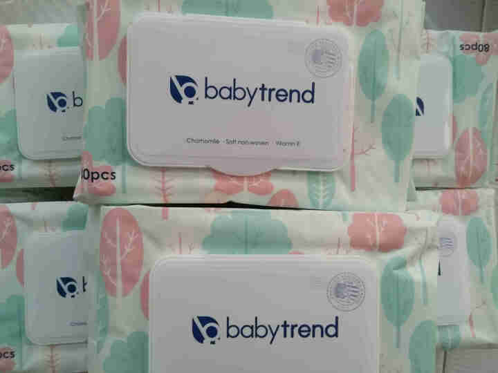 美国babytrend新生婴幼儿湿纸巾大包装 手口屁专用棉柔巾80抽*6包 BT42H510X6,第3张