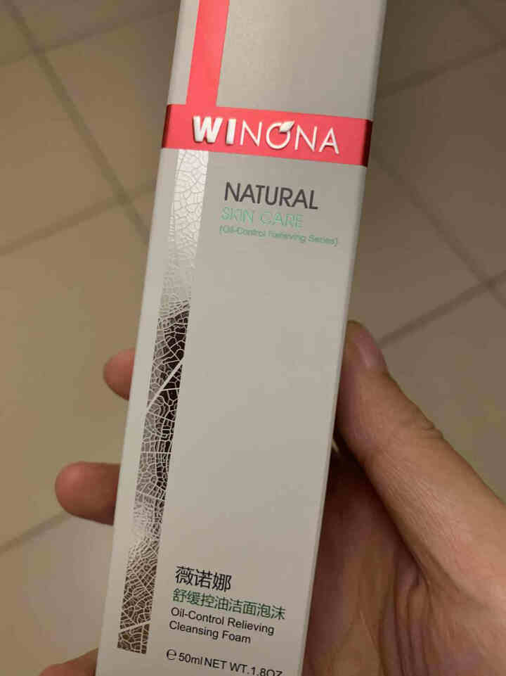 薇诺娜（WINONA）舒缓控油洁面泡沫50ml（洁面 氨基酸洗面奶 泡沫洗面奶 油痘肌敏感肌肤男女）怎么样，好用吗，口碑，心得，评价，试用报告,第2张