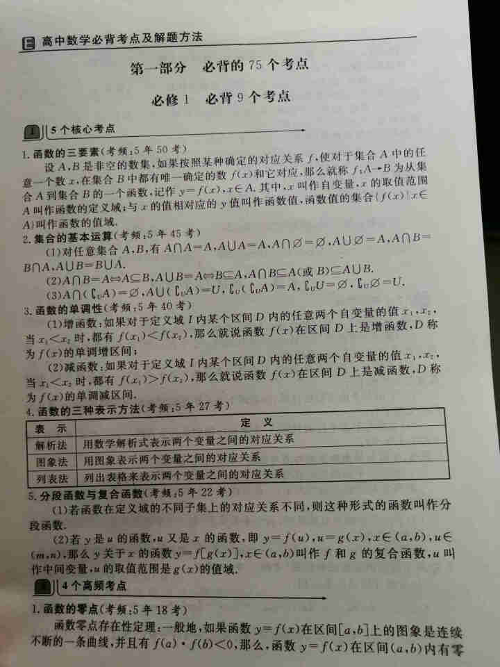 【科目任选】2020新版高中学霸笔记语文数学物理化学生物英语政治历史地理高中通用高考总复习工具书 数学怎么样，好用吗，口碑，心得，评价，试用报告,第4张