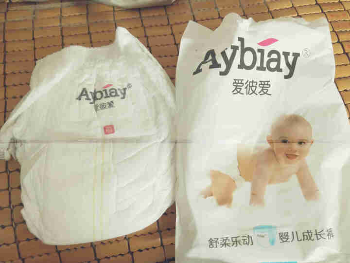 爱彼爱(Aybiay)拉拉裤成长裤婴儿尿不湿L/XL/XXL码超薄柔软男女宝宝通用试用装 试用装XL码3片怎么样，好用吗，口碑，心得，评价，试用报告,第2张