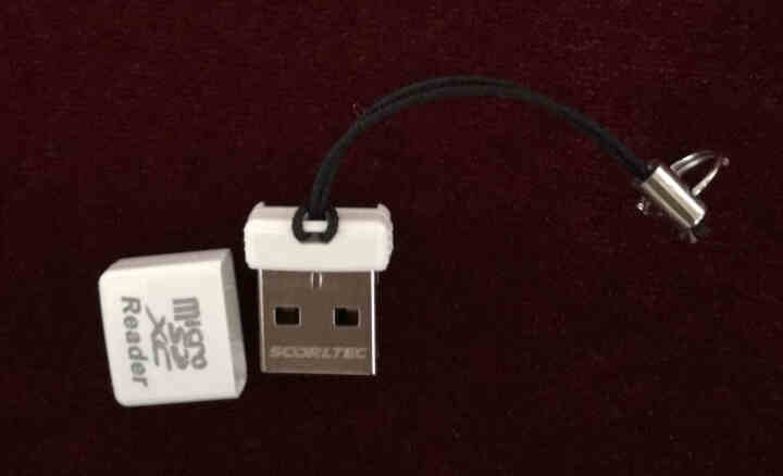 SCORLTEC 迷你车载小型读卡器micro sd/tf 内嵌式手机内存卡USB2.0带灯读卡器 白色怎么样，好用吗，口碑，心得，评价，试用报告,第4张