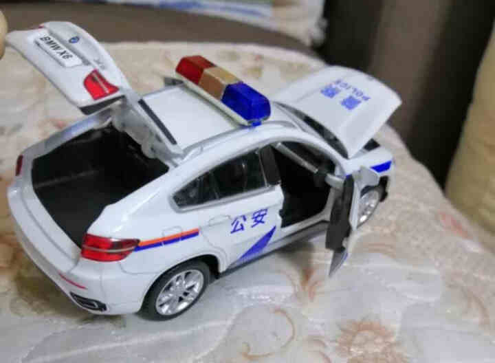 警车合金玩具汽车模型1/32仿真合金车模回力小汽车男孩儿童玩具车 奥迪A8警车[热卖款]怎么样，好用吗，口碑，心得，评价，试用报告,第2张