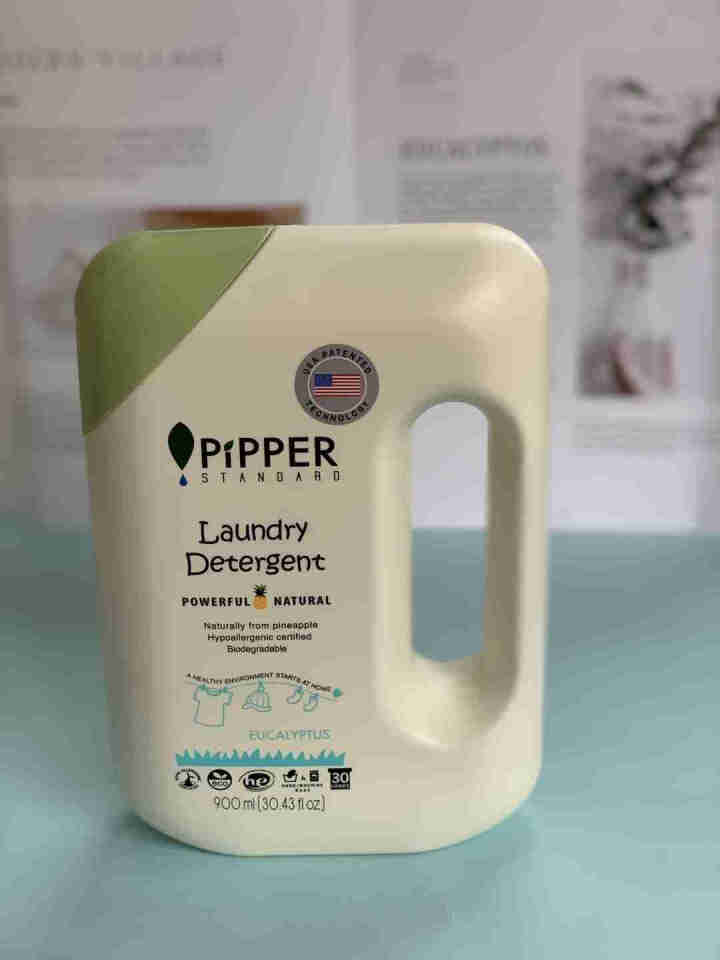 PIPPER 洗衣液尤加利香 900ml 婴儿洗衣液 植物酵素 尤加利香型怎么样，好用吗，口碑，心得，评价，试用报告,第2张