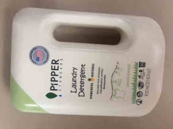 PIPPER 洗衣液柠檬香型 900ml 婴儿洗衣液 植物酵素 柠檬草香型怎么样，好用吗，口碑，心得，评价，试用报告,第3张