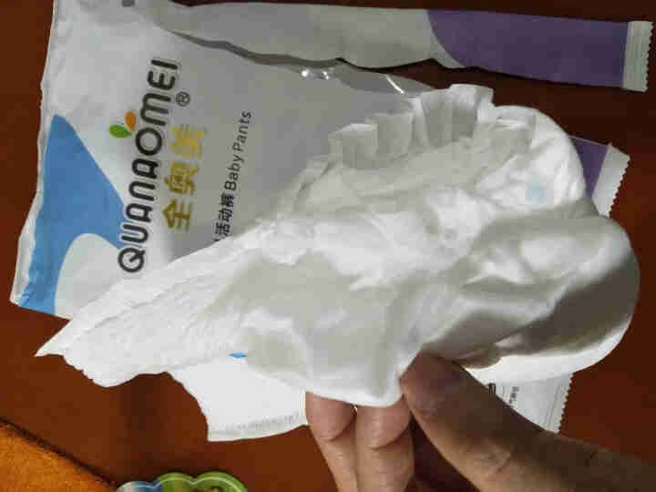 全奥美（Quanaomei）轻薄柔护系列婴儿纸尿裤尿不湿拉拉裤活动裤M/L/XL/XXL 体验装L 4片（9,第3张