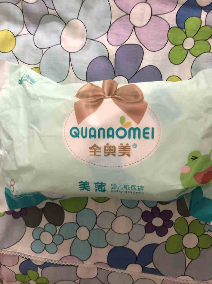 全奥美（Quanaomei）美薄系列婴儿纸尿裤尿不湿尿裤M码52片 L码体验装/8片怎么样，好用吗，口碑，心得，评价，试用报告,第2张