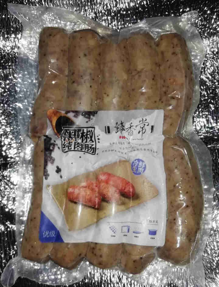 小鲜肉火山石纯肉早餐烤肠（黑胡椒味）700g 黑椒怎么样，好用吗，口碑，心得，评价，试用报告,第3张