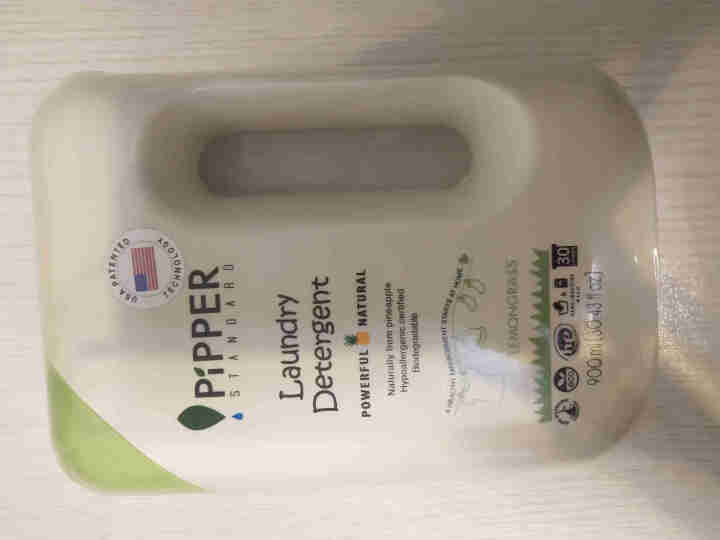 PIPPER 洗衣液柠檬香型 900ml 婴儿洗衣液 植物酵素 柠檬草香型怎么样，好用吗，口碑，心得，评价，试用报告,第3张