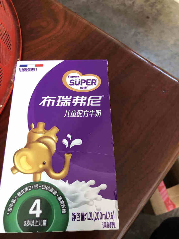 圣元优博布瑞弗尼 4段儿童牛奶200mL*6法国原装进口怎么样，好用吗，口碑，心得，评价，试用报告,第3张