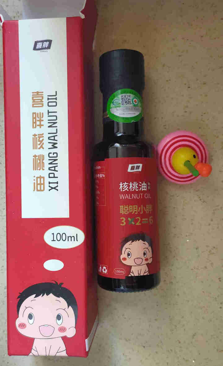 喜胖（XIPANG）有机核桃油100ml 物理冷榨 适用于儿童及孕妇食用油怎么样，好用吗，口碑，心得，评价，试用报告,第2张