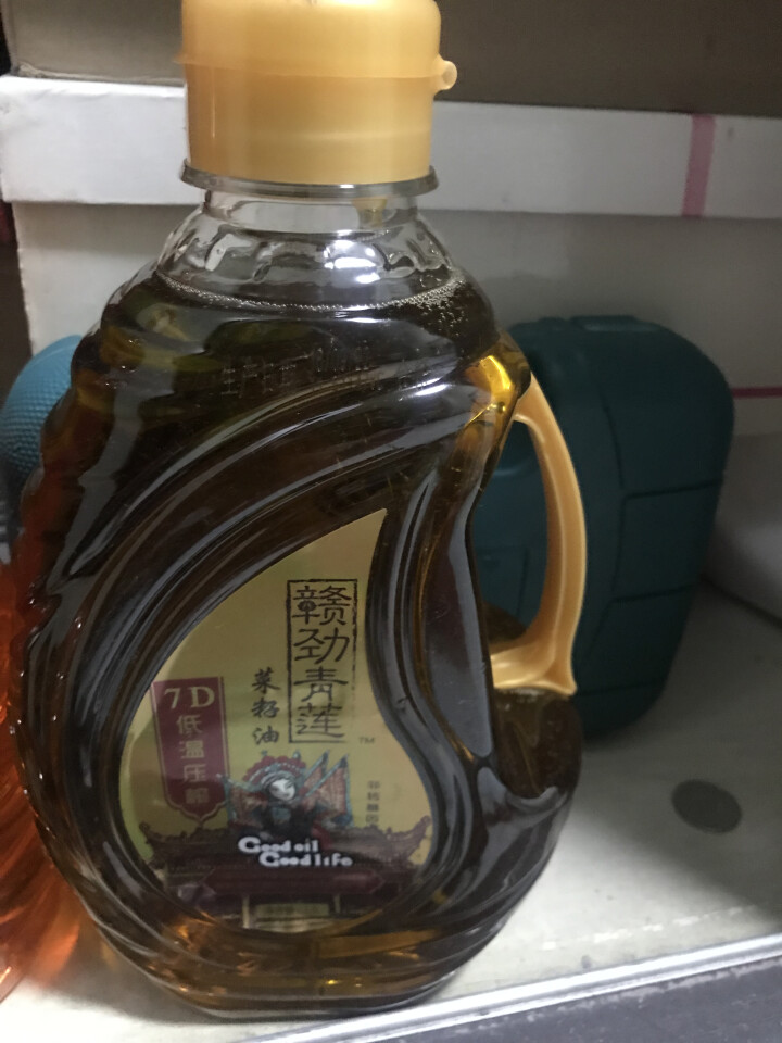 赣劲青莲 纯正压榨非转基因 菜籽油 食用油 1.8L 7D低温压榨菜籽油（三级） 1800ml怎么样，好用吗，口碑，心得，评价，试用报告,第4张