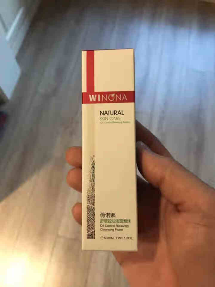 薇诺娜（WINONA）舒缓控油洁面泡沫50ml（洁面 氨基酸洗面奶 泡沫洗面奶 油痘肌敏感肌肤男女）怎么样，好用吗，口碑，心得，评价，试用报告,第2张