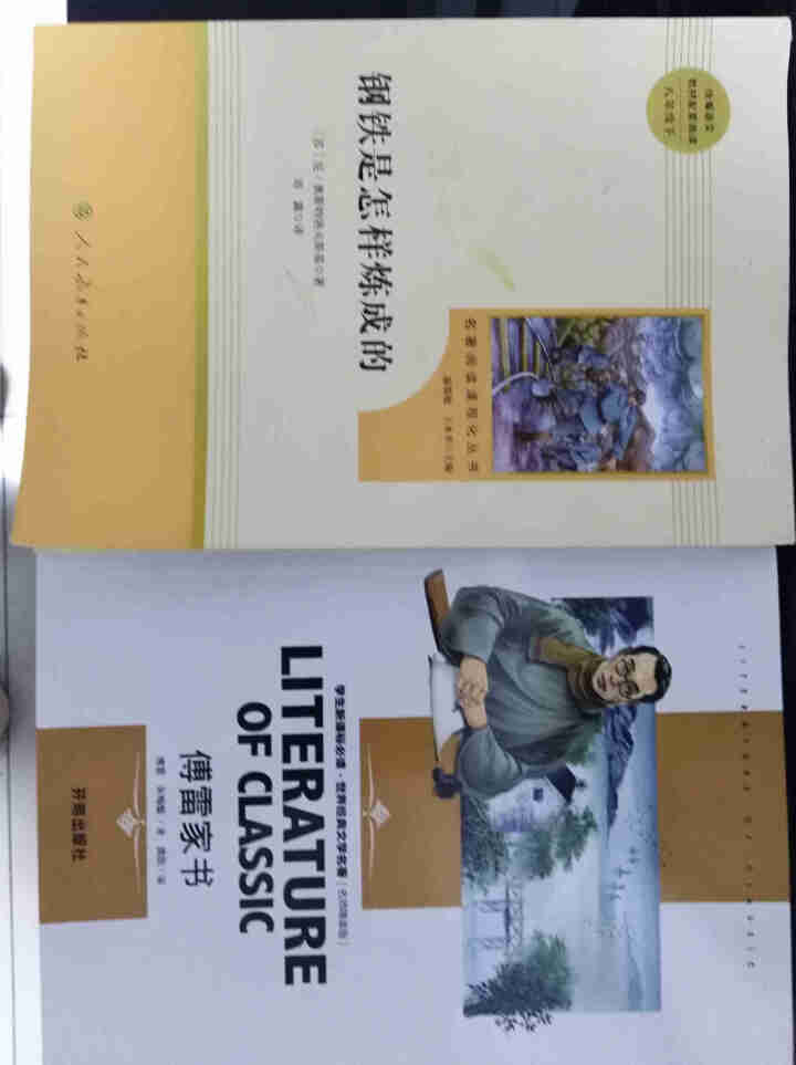 正版2册 傅雷家书+钢铁是怎样炼成的人民教育出版社 八年级下必读名著 原著人教版 初中生必读课外书籍 钢铁+傅雷怎么样，好用吗，口碑，心得，评价，试用报告,第2张