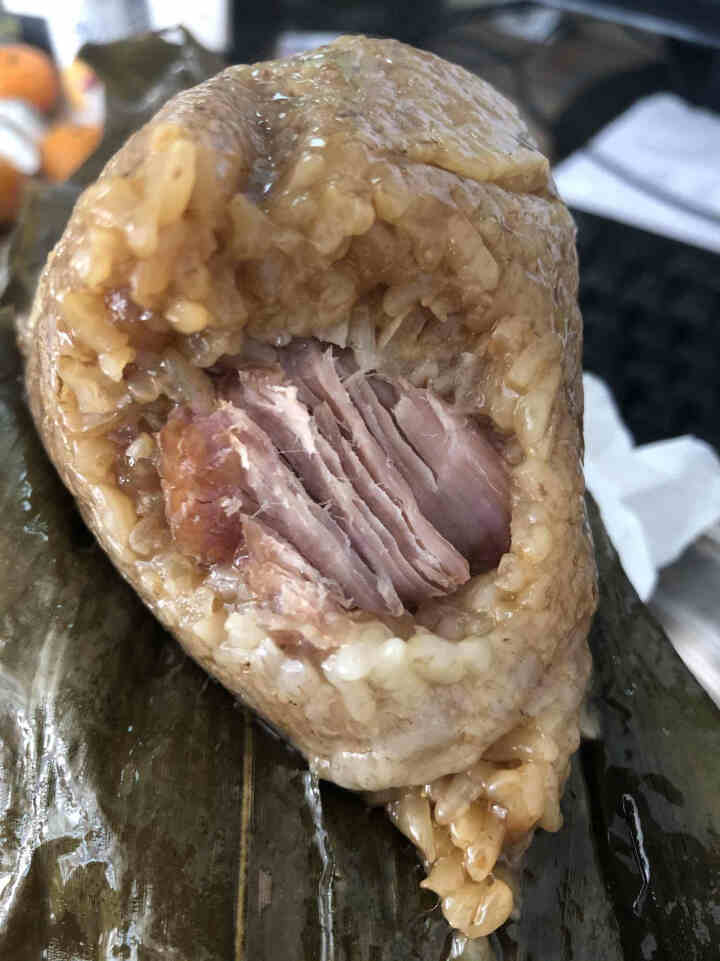 五芳斋粽子 新鲜粽大肉粽豆沙棕子多口味散装160g*6只 中华老字号手工包制口口糯香 [新鲜短保质期]160*6只 大肉粽怎么样，好用吗，口碑，心得，评价，试用,第4张