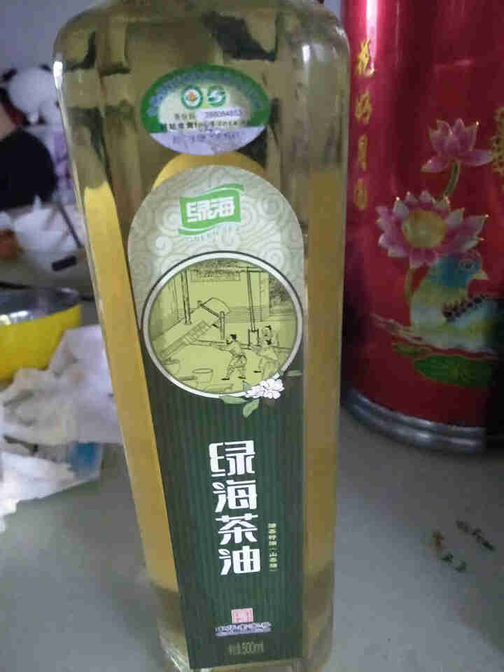 【中华老字号】绿海山茶油食用油茶油物理压榨茶籽油有机护肤送父母500ml怎么样，好用吗，口碑，心得，评价，试用报告,第4张