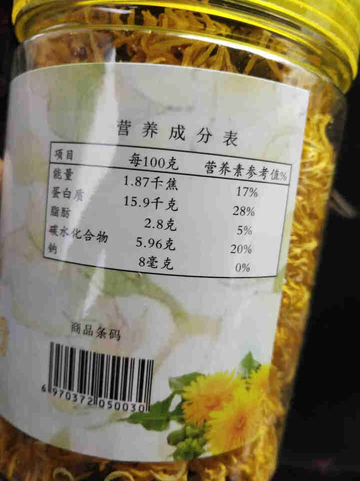 买一送一分宁菊花茶 金丝皇菊一朵一杯约50朵 修水贡菊去火下火明目凉茶搭特级胎菊枸杞金银花 罐装 1罐共25g怎么样，好用吗，口碑，心得，评价，试用报告,第4张