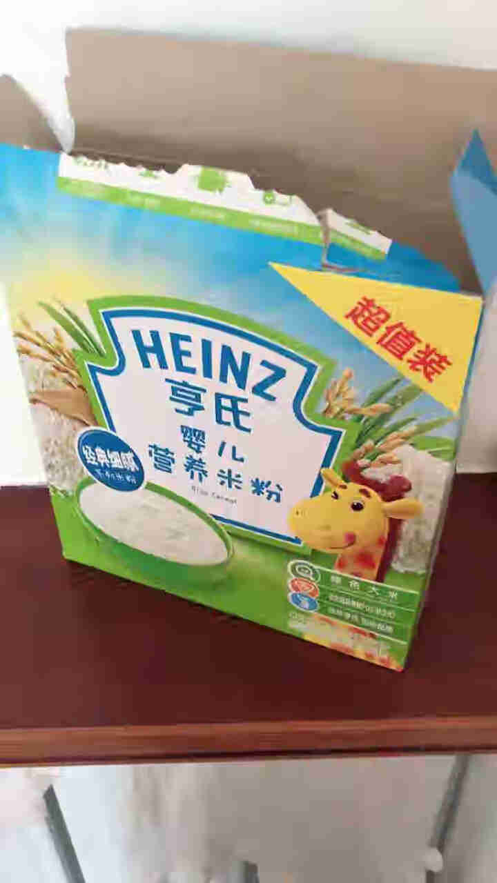 亨氏 (Heinz) 婴幼儿辅食宝宝米粉米糊 400g 铁锌钙奶  (辅食添加初期,第3张