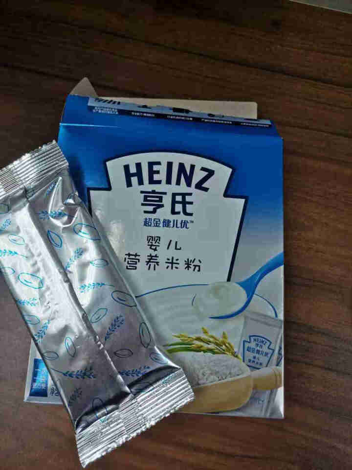 【免费试喝】亨氏 (Heinz)婴幼儿辅食 超金健儿优 米粉 零食 盒装 独立小包(初期,第3张