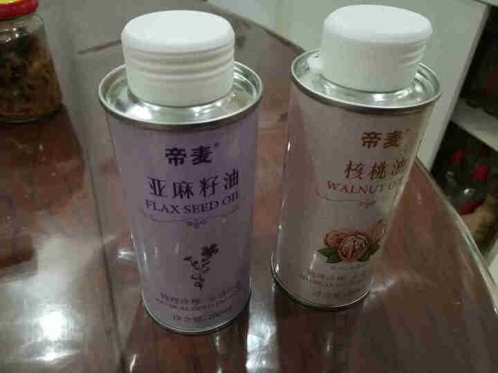 帝麦 物理冷榨核桃油200ml+亚麻籽油200ml礼盒1+1食用油组合装 适用于婴幼儿怎么样，好用吗，口碑，心得，评价，试用报告,第2张