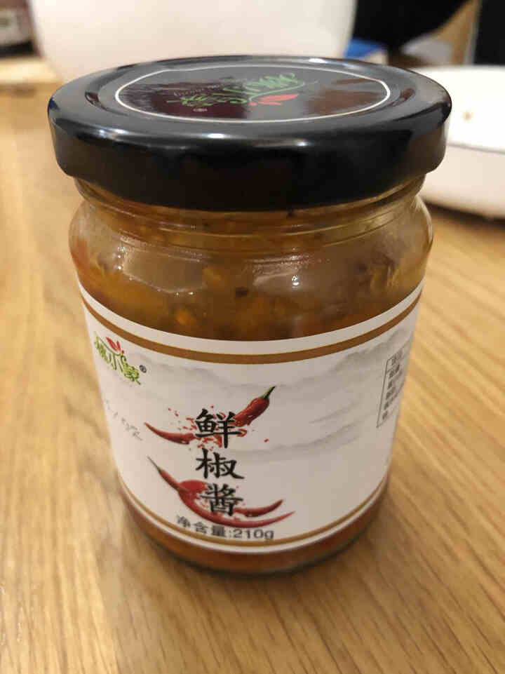 桃小蒙 香辣鲜椒酱 即食黄豆辣椒酱 拌饭下饭菜 蒜蓉调味酱 210g*1瓶怎么样，好用吗，口碑，心得，评价，试用报告,第2张