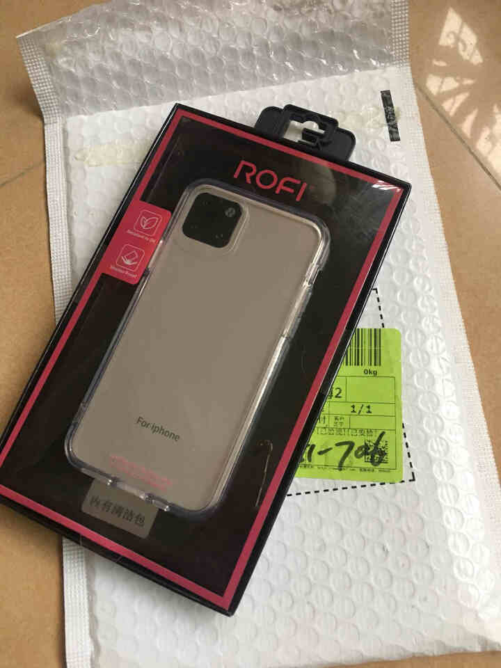 ROFI  iphone 11手机壳透明玻璃苹果11 pro/pro max手机壳防摔手机壳超薄 苹果11 pro 透明玻璃壳怎么样，好用吗，口碑，心得，评价，,第2张