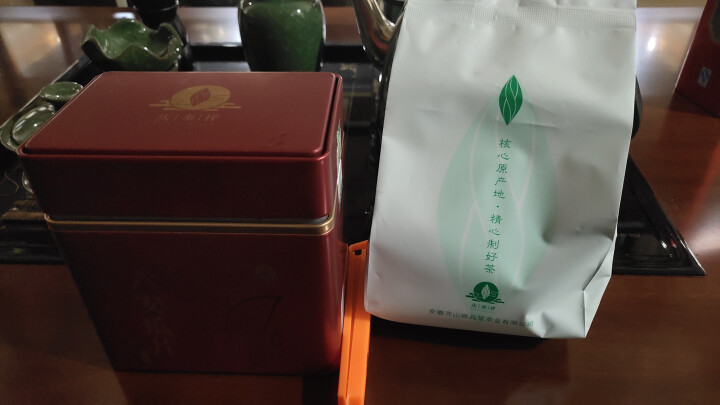 六安瓜片 绿茶茶叶 2018新茶 手工精品散装茶叶一级试喝装100g/罐 一级瓜片,第3张