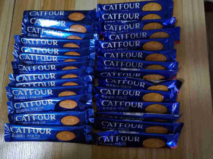 Catfour 特浓咖啡160条/40条 提神速溶三合一咖啡粉600g 蓝山风味黑咖啡组合 正品特惠 特浓咖啡 特浓咖啡40条+蓝山风味40条买送杯怎么样，好用,第2张