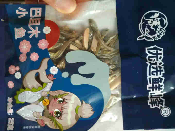 优选鲜峰日系海鲜休闲零食海味鱼干鱿鱼丝小虾巴旦木小鱼零食礼品办公室小吃网红食品袋装礼品小鱼干海鲜熟食 巴旦木小鱼25g怎么样，好用吗，口碑，心得，评价，试用报告,第2张