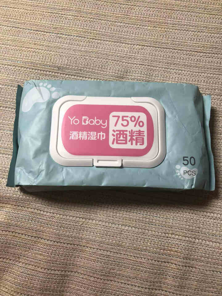 优呗 75%酒精消毒湿巾 消毒棉片一次性消毒棉手机擦片湿巾清洁 75%酒精湿巾50*1包怎么样，好用吗，口碑，心得，评价，试用报告,第4张