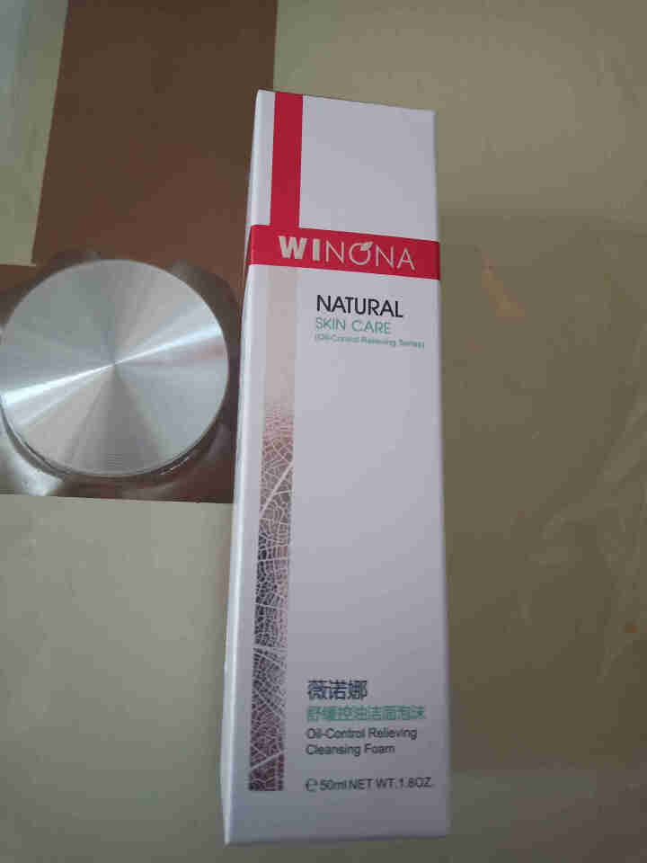 薇诺娜（WINONA）舒缓控油洁面泡沫50ml（洁面 氨基酸洗面奶 泡沫洗面奶 油痘肌敏感肌肤男女）怎么样，好用吗，口碑，心得，评价，试用报告,第2张