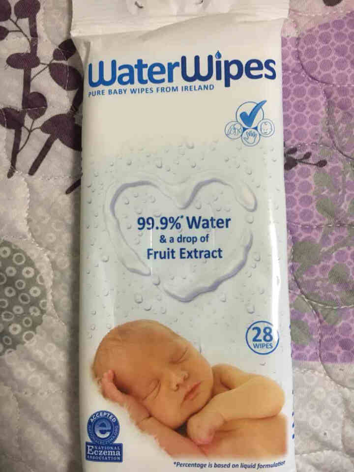 WaterWipes 爱尔兰进口 婴幼儿专用水湿巾 28抽 试用怎么样，好用吗，口碑，心得，评价，试用报告,第2张