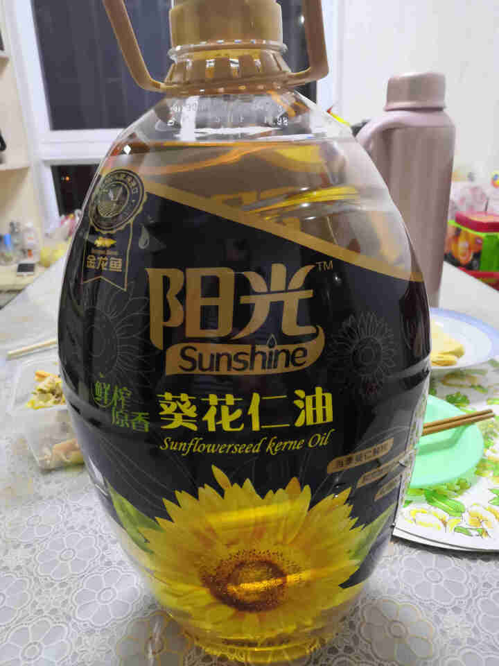 金龙鱼 食用油 阳光鲜榨原香葵花仁油5L怎么样，好用吗，口碑，心得，评价，试用报告,第2张