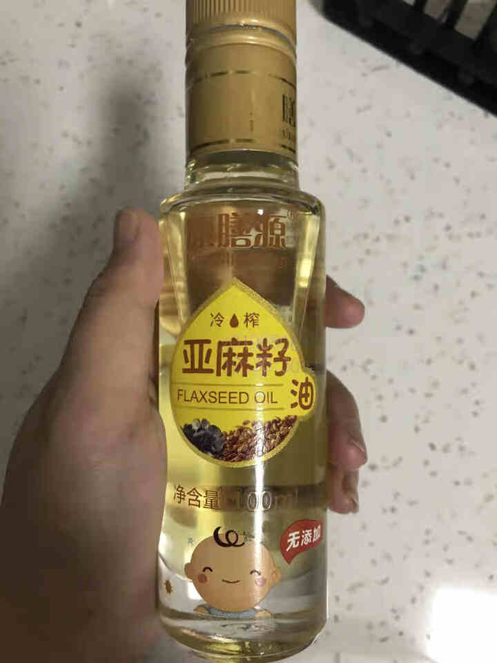 康膳源 纯亚麻籽油100ml 食用油天然胡麻仁油月子油内蒙 一级初冷榨怎么样，好用吗，口碑，心得，评价，试用报告,第2张