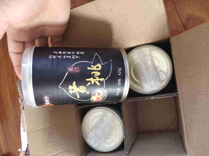 林家铺子 新鲜糖水黄桃罐头 425g*4罐/箱怎么样，好用吗，口碑，心得，评价，试用报告,第3张