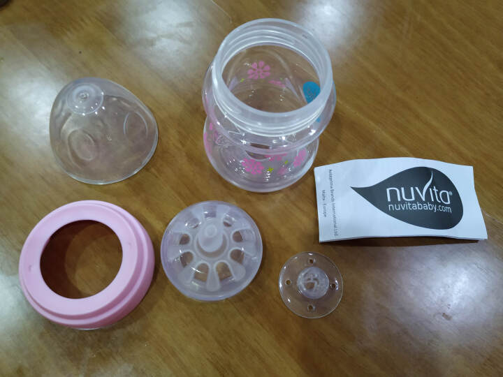 NUVITA 意大利进口宽口径奶瓶底部进气防胀气 粉色 150ml怎么样，好用吗，口碑，心得，评价，试用报告,第2张