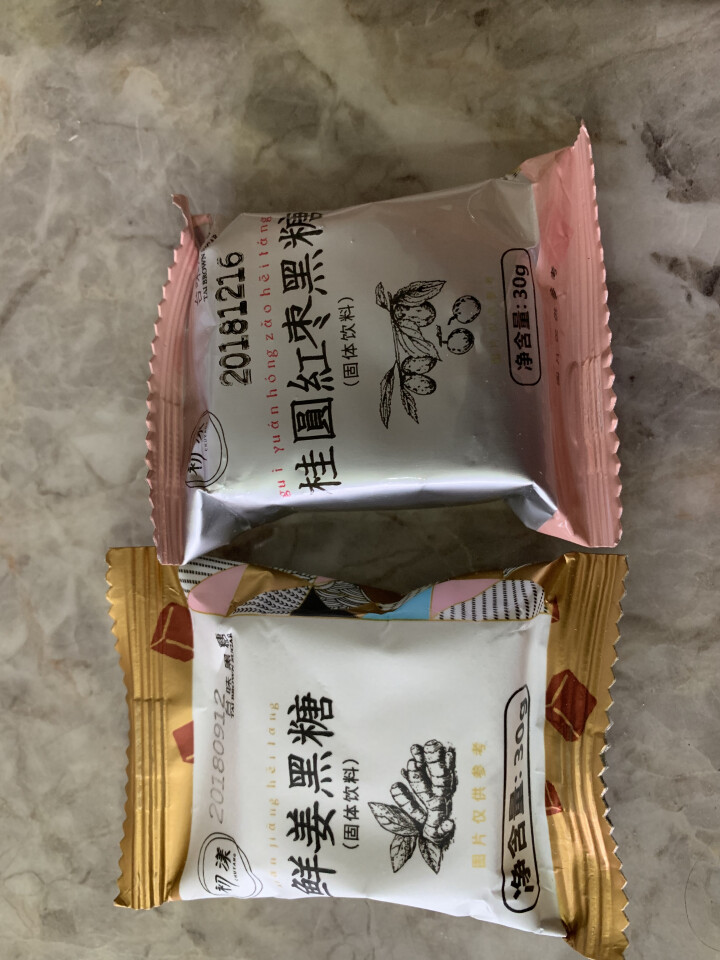 台湾风味黑糖姜茶初漾大姨妈茶月经经期例假驱寒姜母茶桂圆红枣红糖姜茶 0元试饮（1颗鲜姜+1颗桂圆红枣）怎么样，好用吗，口碑，心得，评价，试用报告,第4张