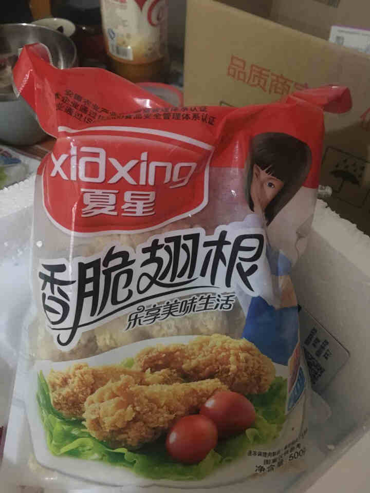 夏星食品香脆翅根台湾炸翅吮指鸡块 香脆炸翅中炸鸡翅裹粉油炸食品冷冻半成品1kg怎么样，好用吗，口碑，心得，评价，试用报告,第4张