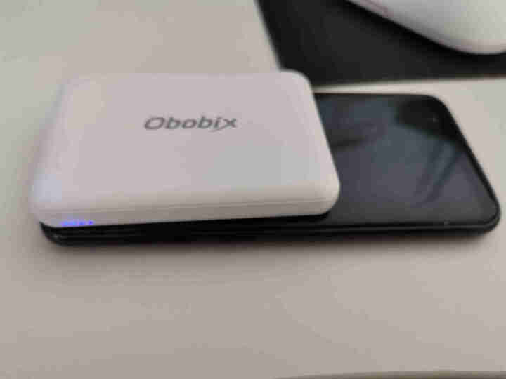 OBOBIX手机充电宝5000毫安超薄小巧便携锂聚合物电芯多口输入输出超薄小巧白色移动电源通用充电源 白色 5000mAh怎么样，好用吗，口碑，心得，评价，试用,第4张