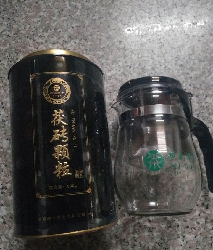 湘丰茶叶湖南安化黑茶金花茯砖茶茯砖颗粒罐装500g怎么样，好用吗，口碑，心得，评价，试用报告,第3张