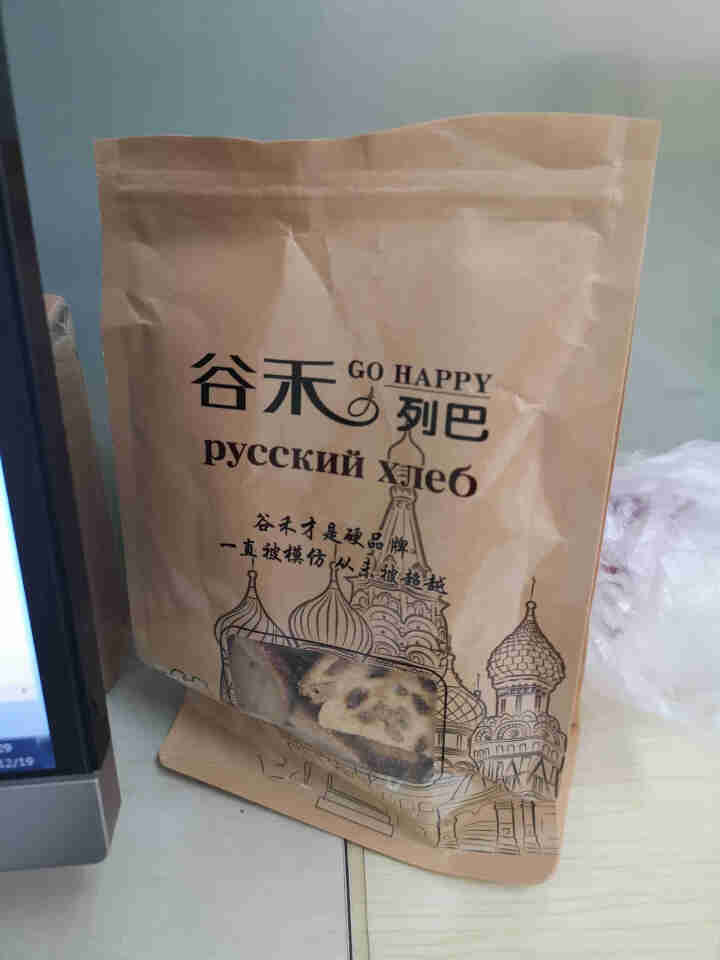 谷禾列巴面包片核桃仁葡萄干果仁休闲零食 袋装列巴干300g怎么样，好用吗，口碑，心得，评价，试用报告,第2张