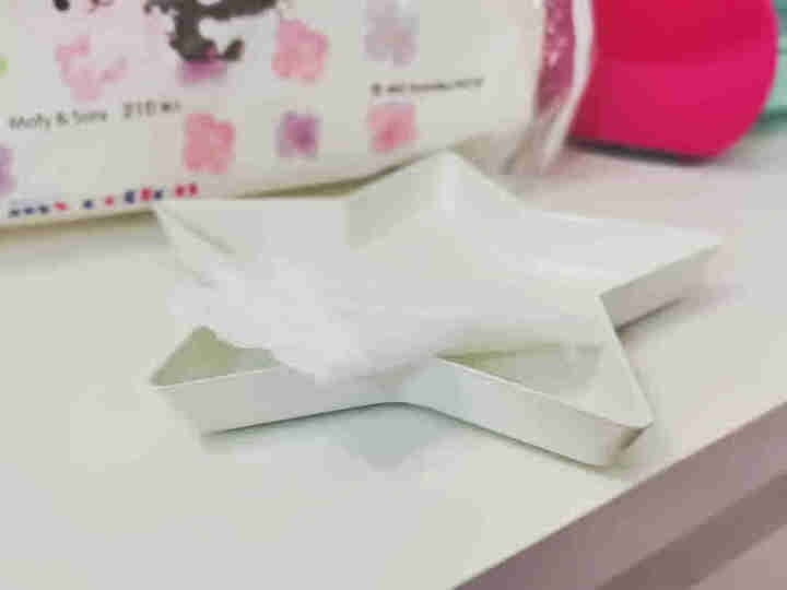 丽丽贝尔（LilyBell）my cotton化妆棉湿敷双层压边卸妆棉片 超柔软 不掉柳絮 my cotton化妆棉白色*1包（共210片）怎么样，好用吗，口碑,第3张