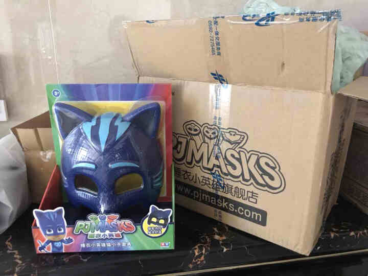 睡衣小英雄（PJ Masks）男孩女孩儿童玩具角色面具猫小子飞壁侠猫头鹰女cosplay角色扮演面具 猫小子面具怎么样，好用吗，口碑，心得，评价，试用报告,第2张