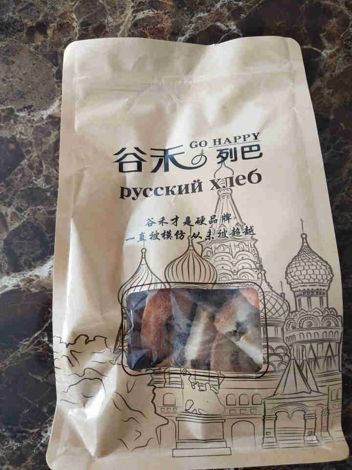 谷禾列巴面包片核桃仁葡萄干果仁休闲零食 袋装列巴干300g怎么样，好用吗，口碑，心得，评价，试用报告,第2张