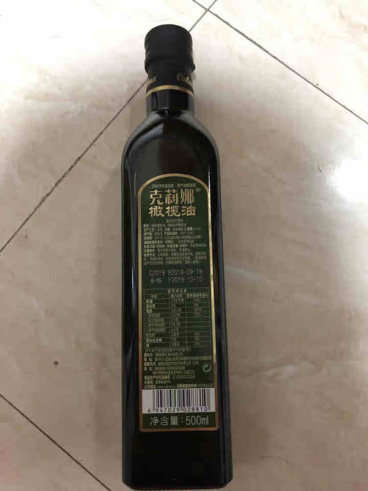 克莉娜 calena 纯正橄榄油1L 压榨食用油 500ml*2瓶怎么样，好用吗，口碑，心得，评价，试用报告,第3张