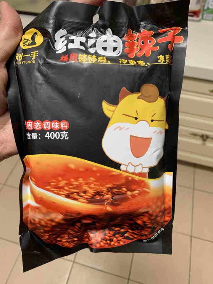 刘一手芝麻红油调味料400g 四川钵钵鸡冷串串调味品重庆油辣子火锅调料凉拌菜佐料怎么样，好用吗，口碑，心得，评价，试用报告,第2张