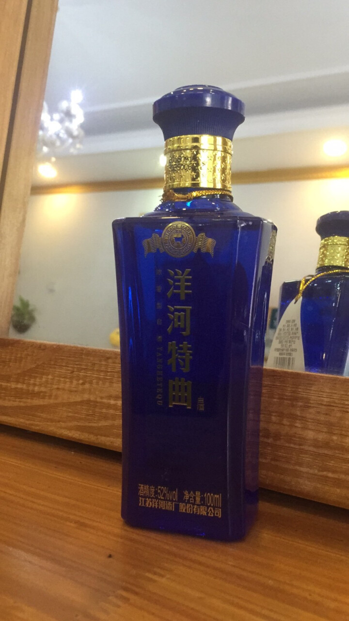 洋河 洋河特曲 浓香型白酒 52度 100ml 单瓶装